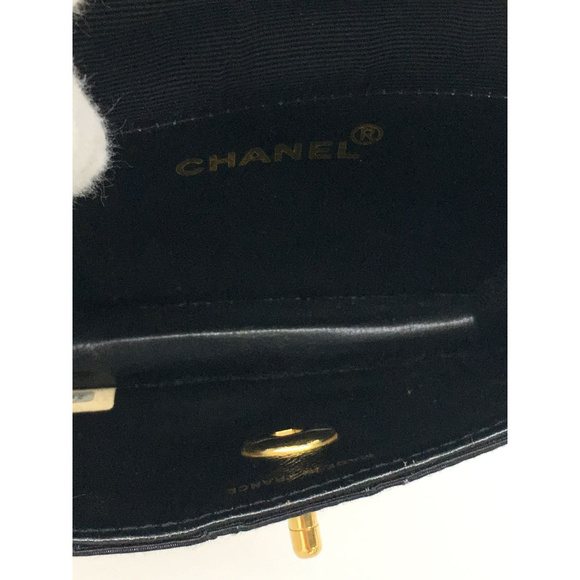 Chanel Mini Matelasse Jersey Leather Chain Shoulder Bag - Picture 6 of 6
